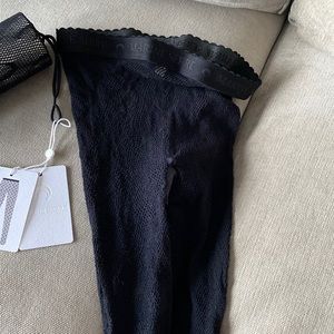 Marine Serre Moon Fishnet Tights